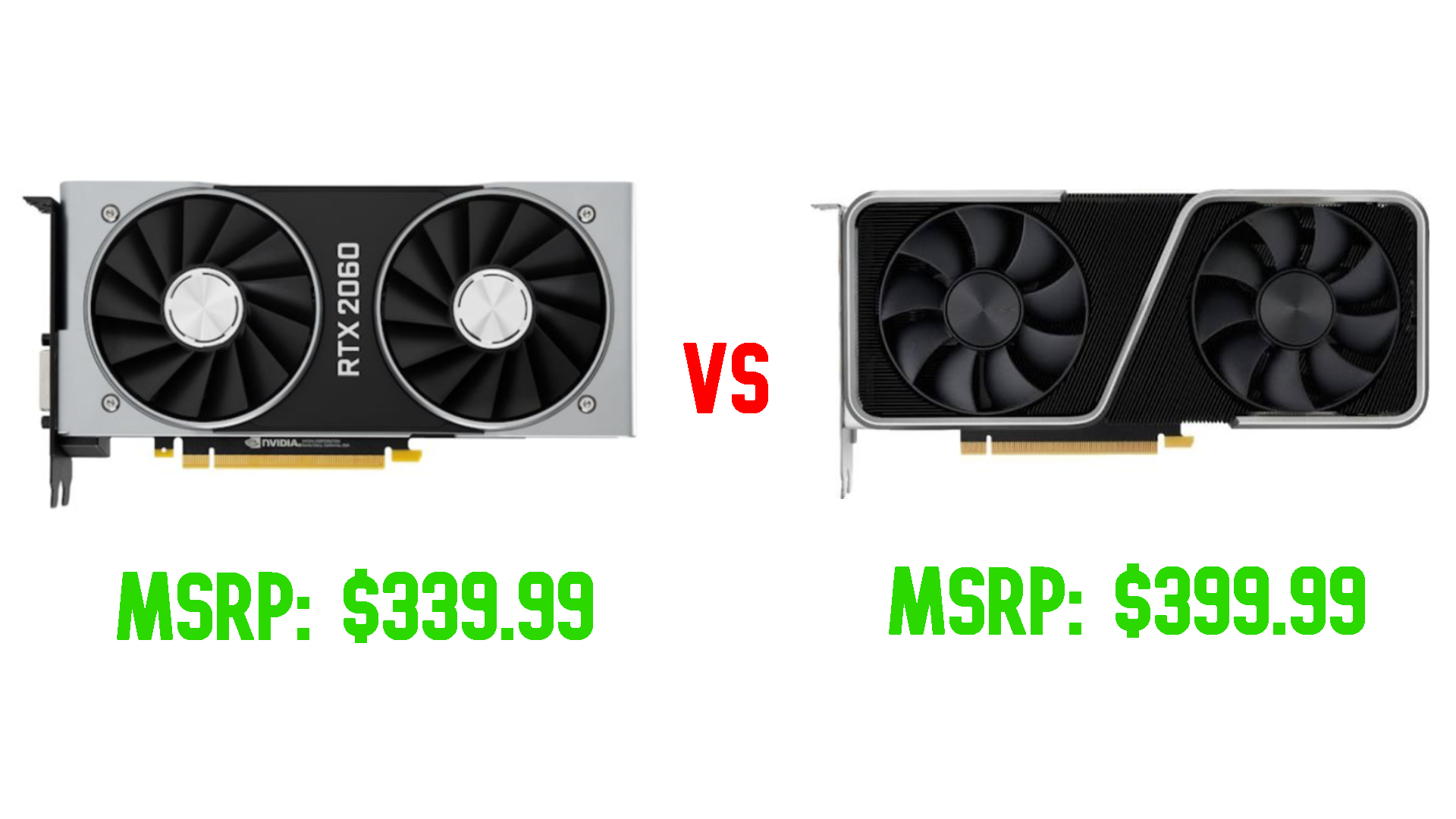 Image of RTX 2060 vs RTX 3060ti models